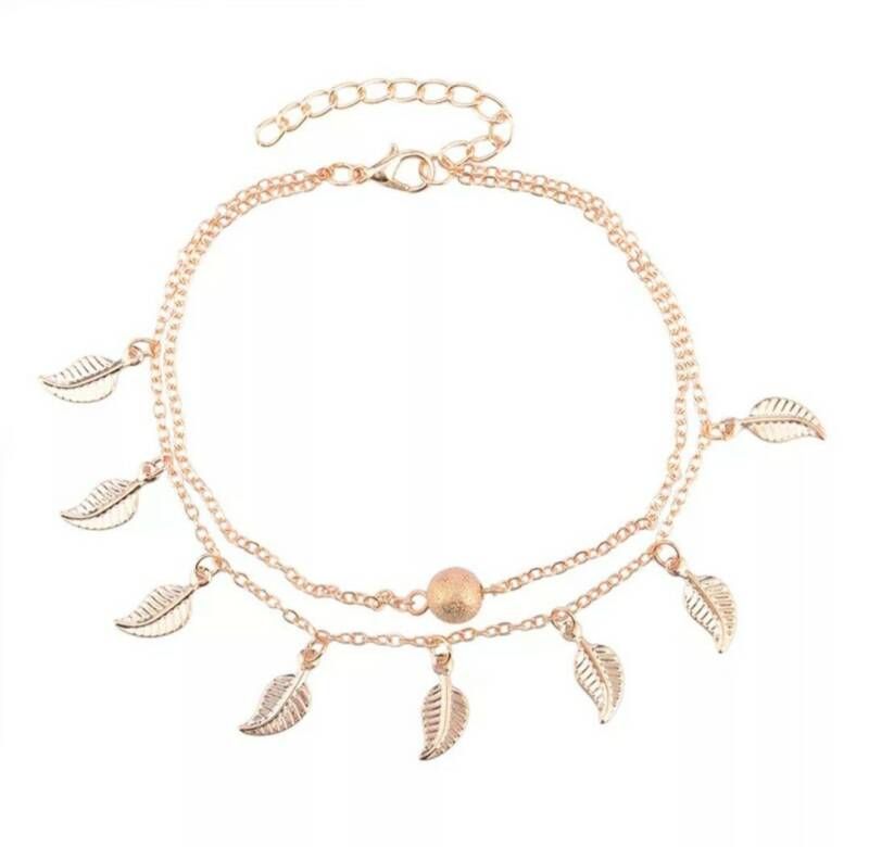 Enkelbandje Feathers Gold