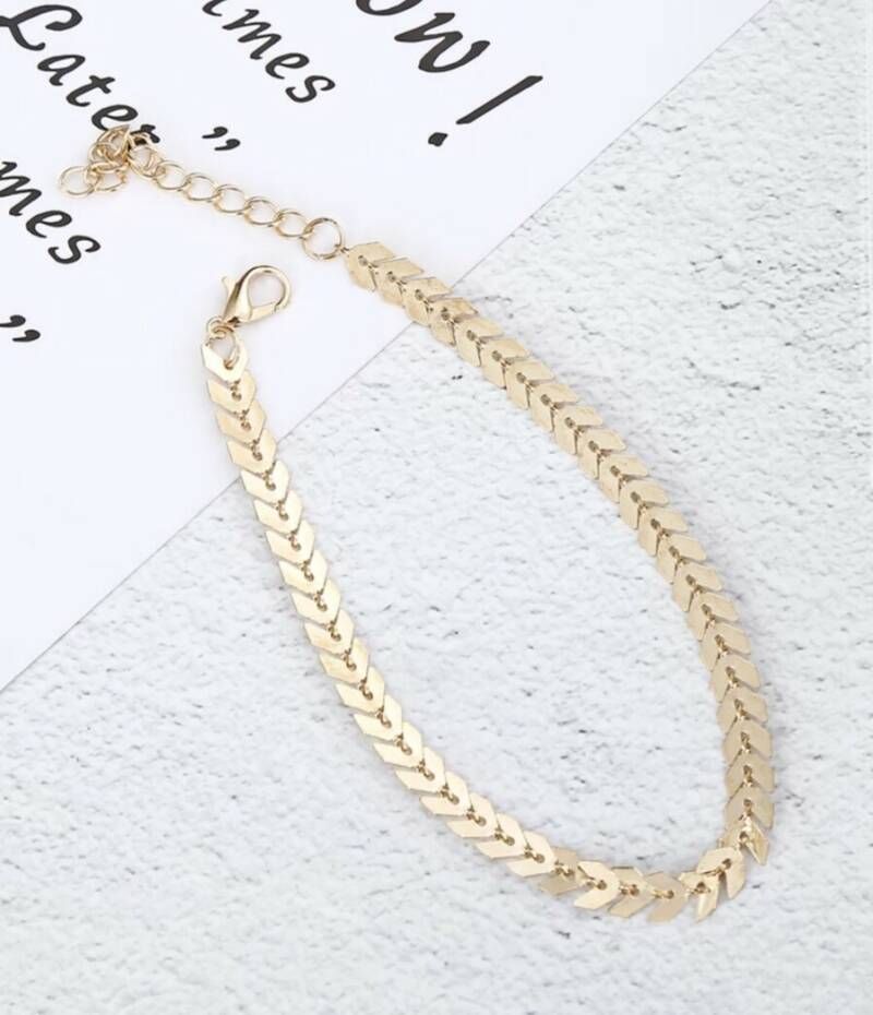 Enkelbandje Geometric Goud Zilver Goud