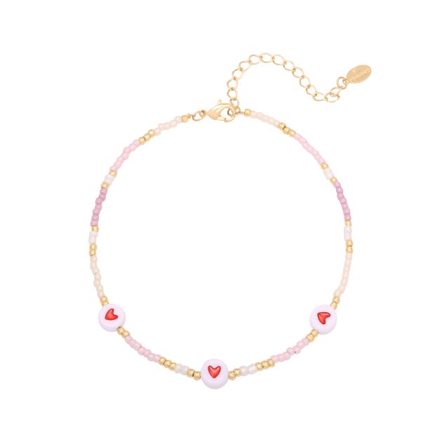 Enkelbandje Love Beads