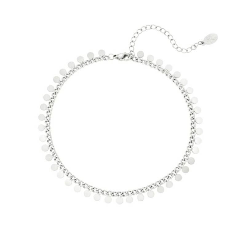 Enkelbandje Muntjes Zilver