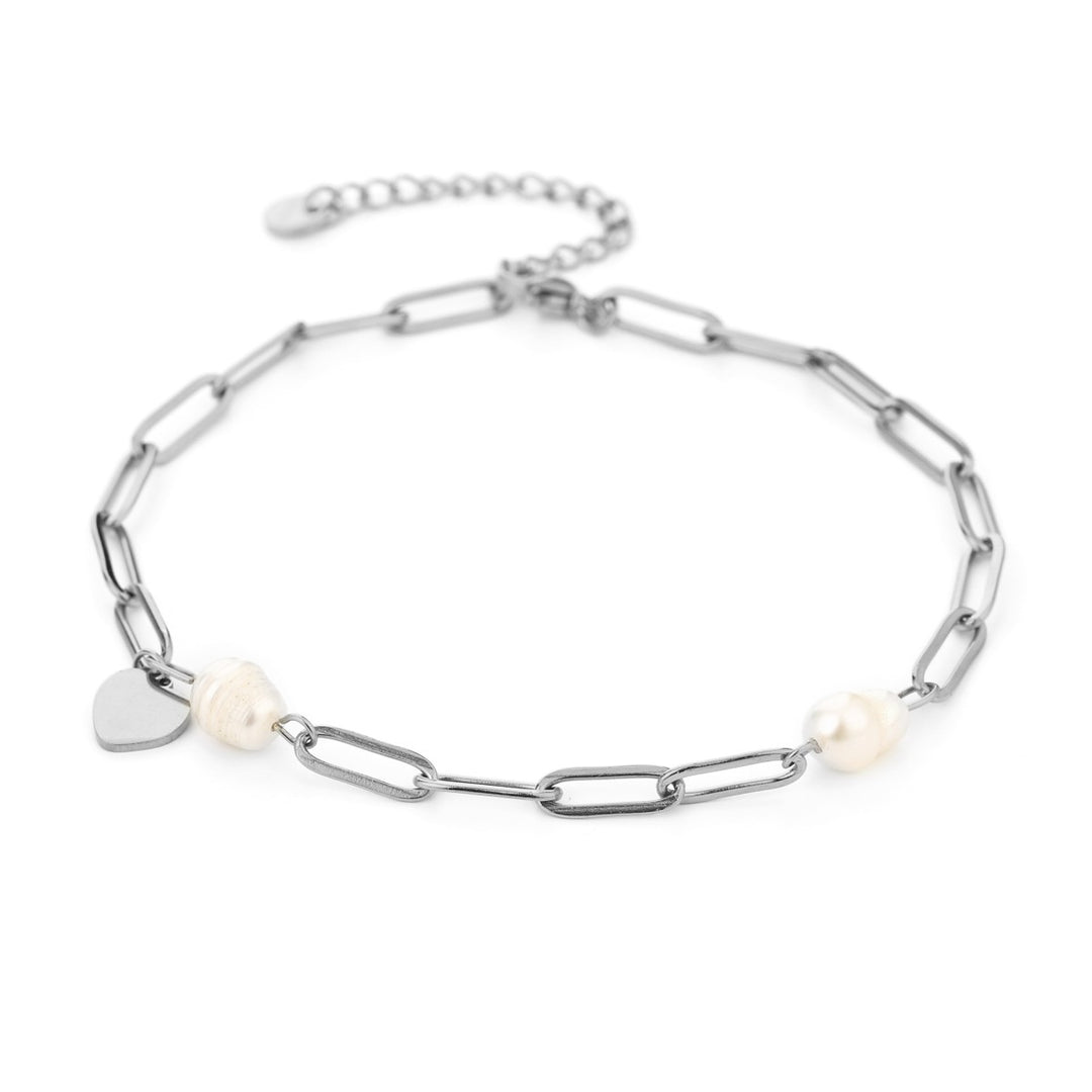 Enkelbandje Pearl Hearts
