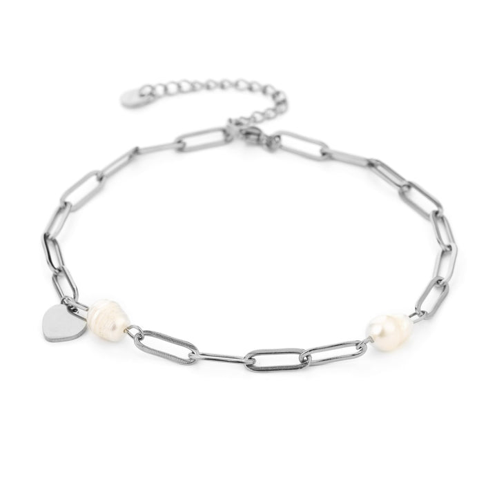 Enkelbandje Pearl Hearts