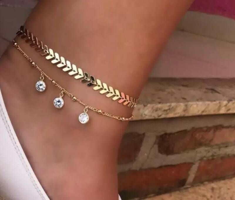 Enkelbandje Shiny Diamond