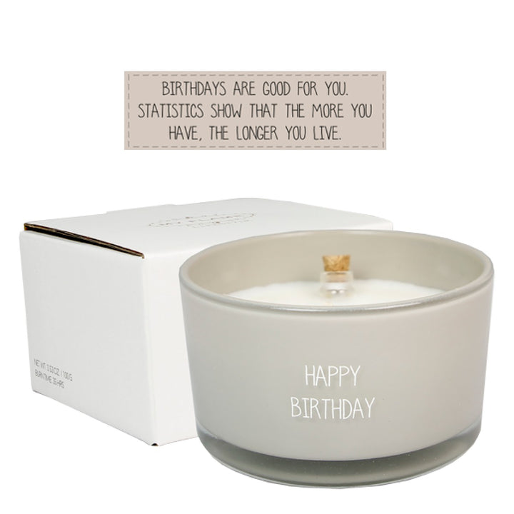 Flessenpost Sojakaars Happy Birthday