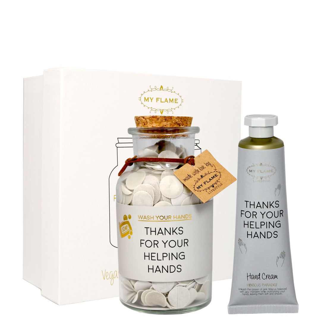 Giftbox Hand Cream Soap Thanks For Your Helping Hands