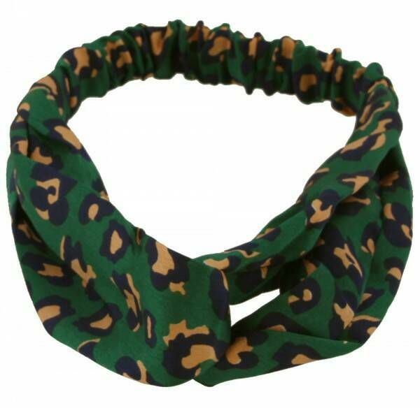 Haarband Cheetah Green