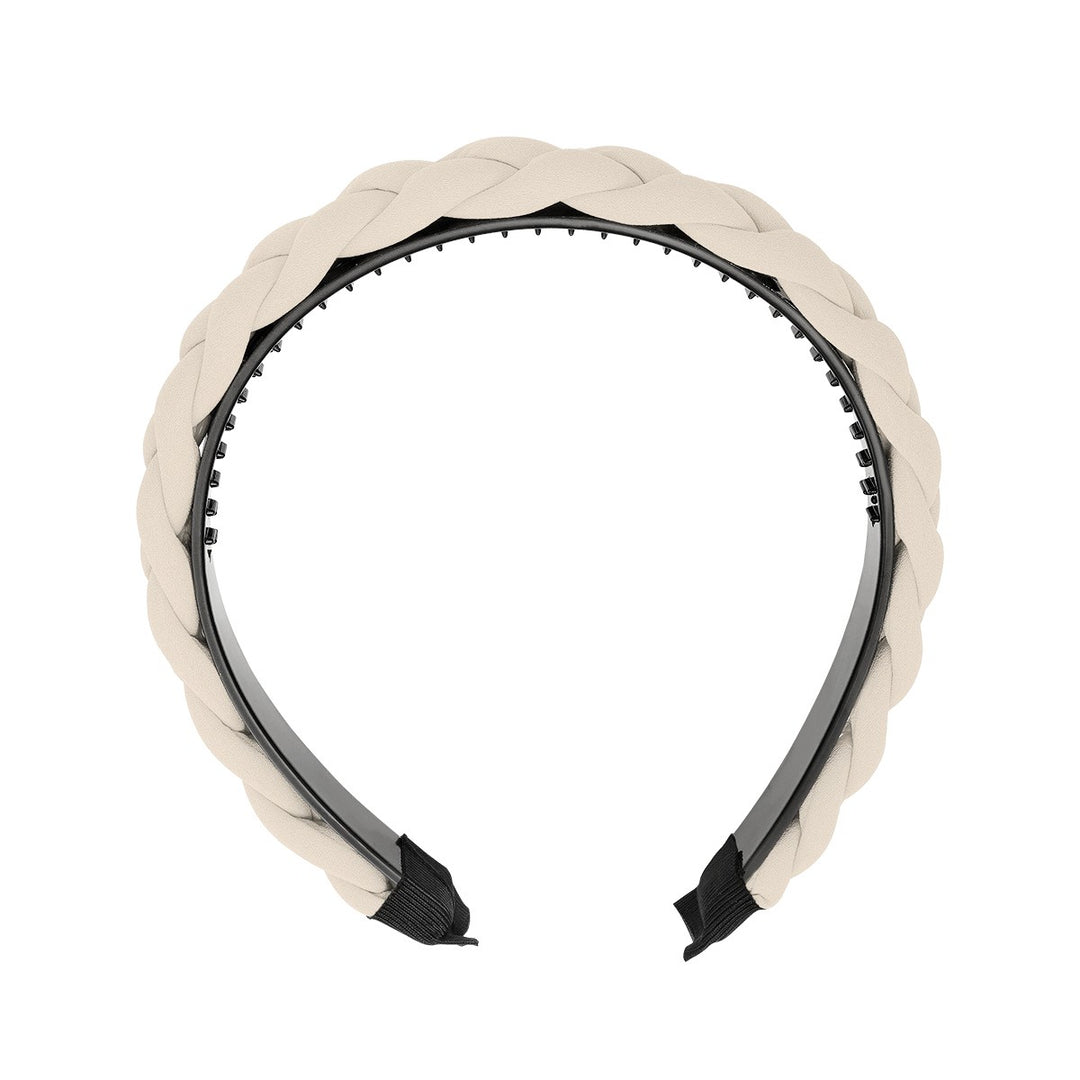 Haarband Diadeem Gevlochten Beige
