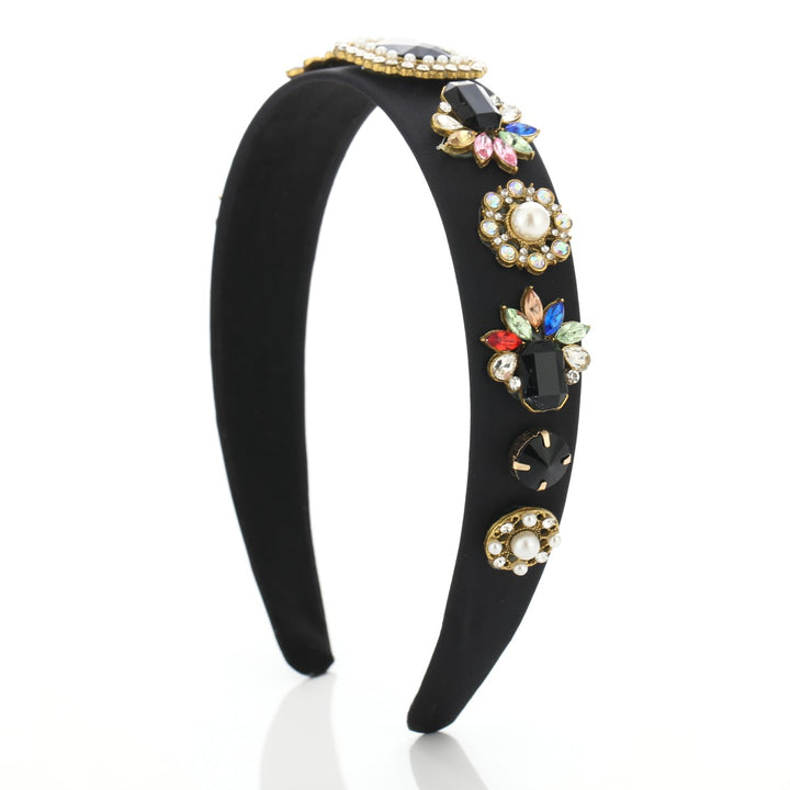 Haarband Diadeem Statement Luxury Zwart