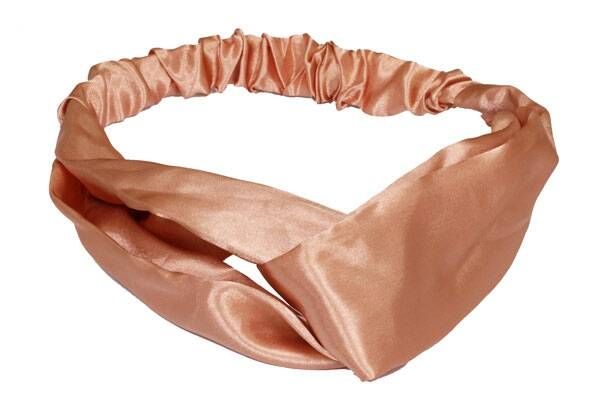 Haarband Silk Zalmroze