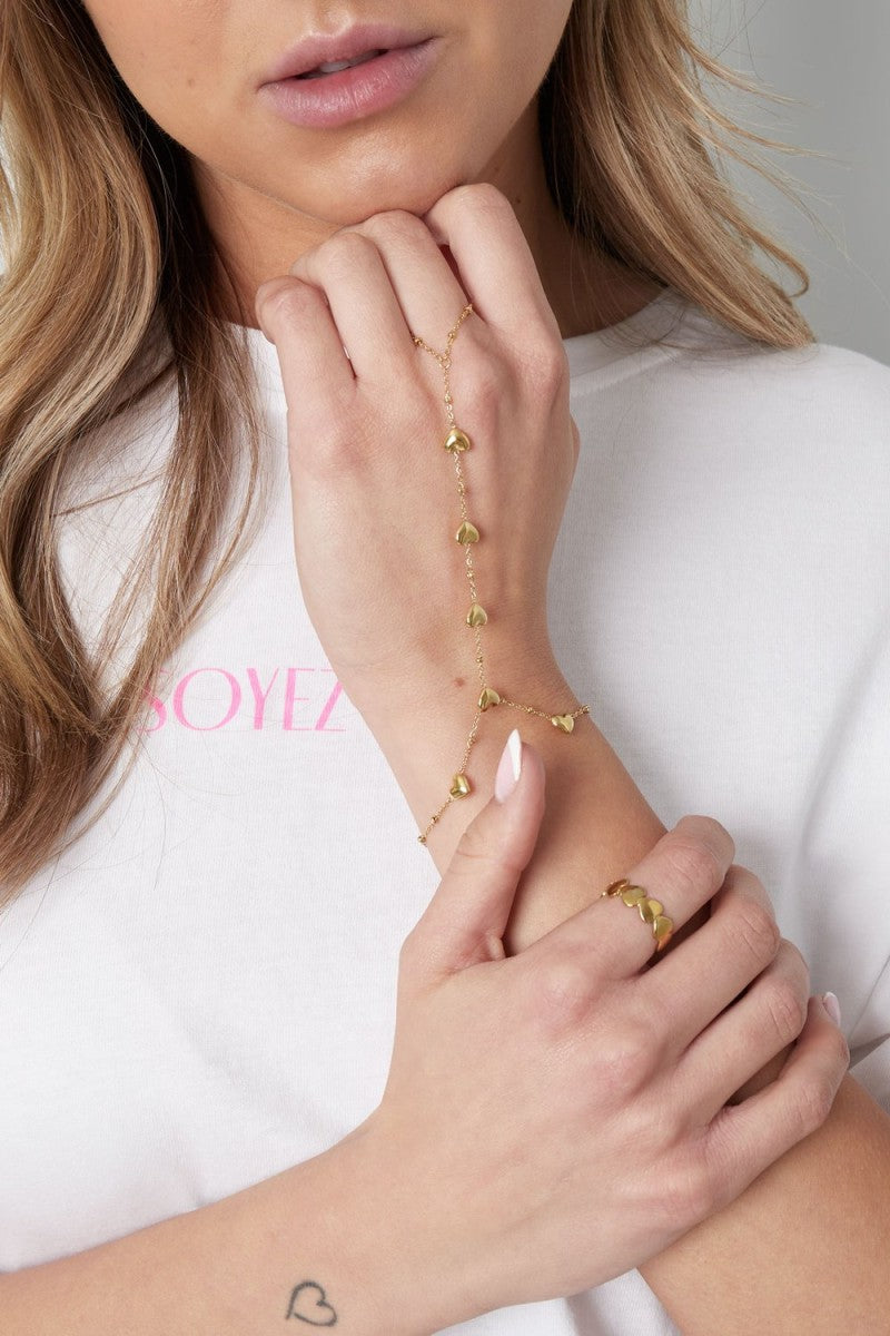 Hand Chain Hearts