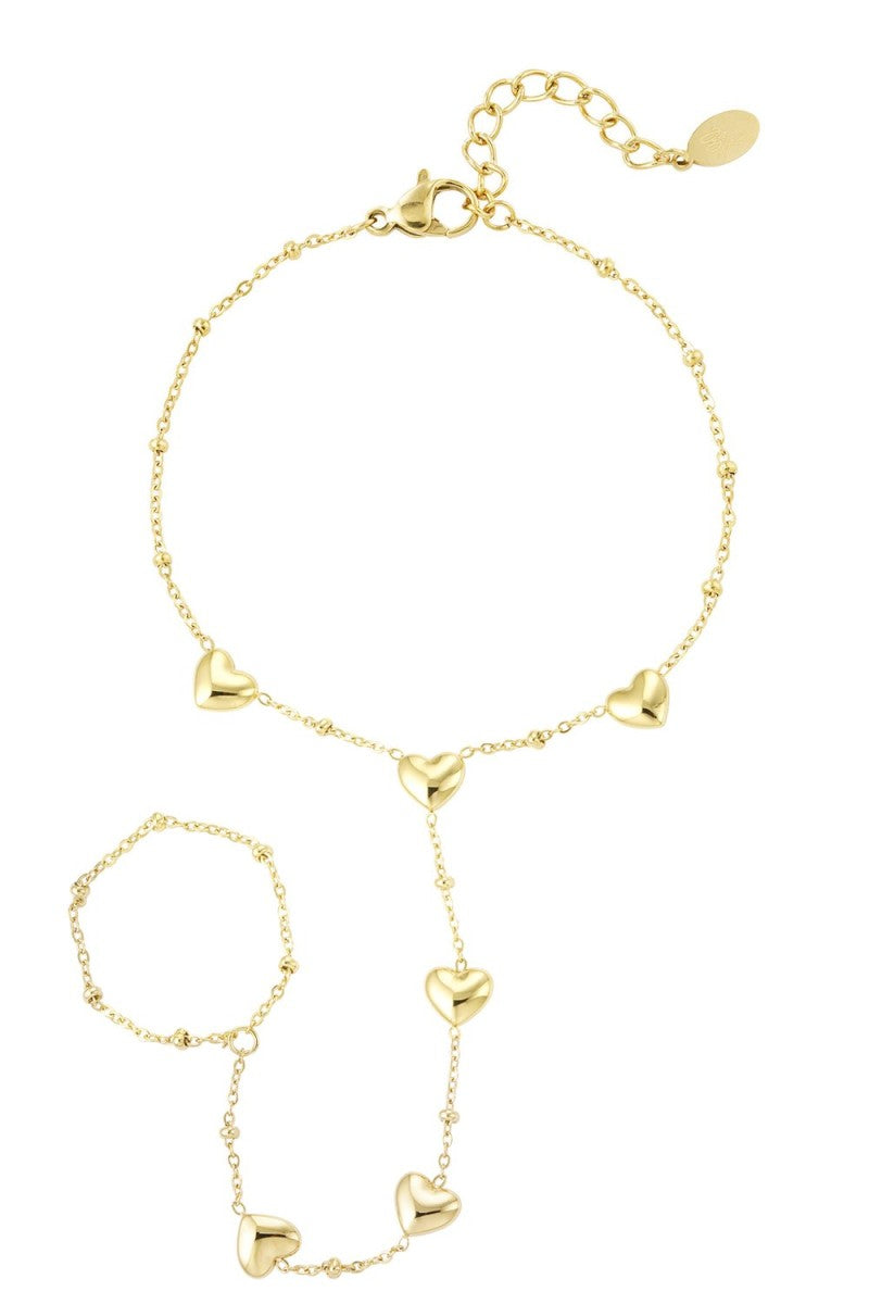 Hand Chain Hearts