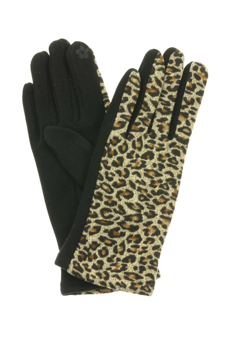 Handschoenen Leopard Taupe