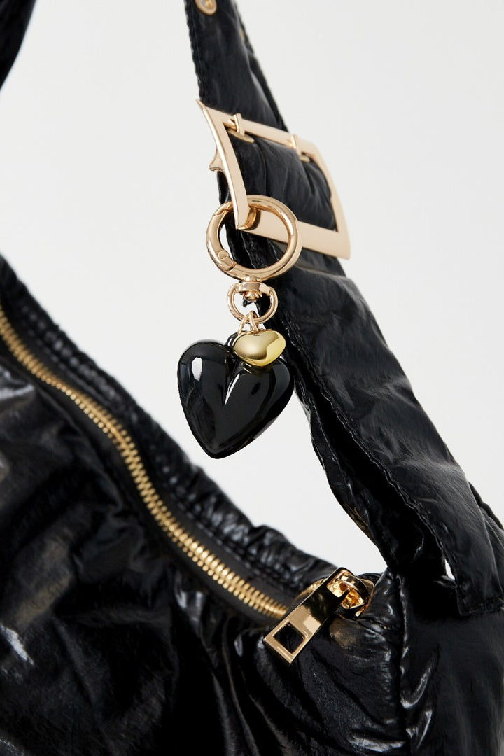 Hanger Double Heart Lila