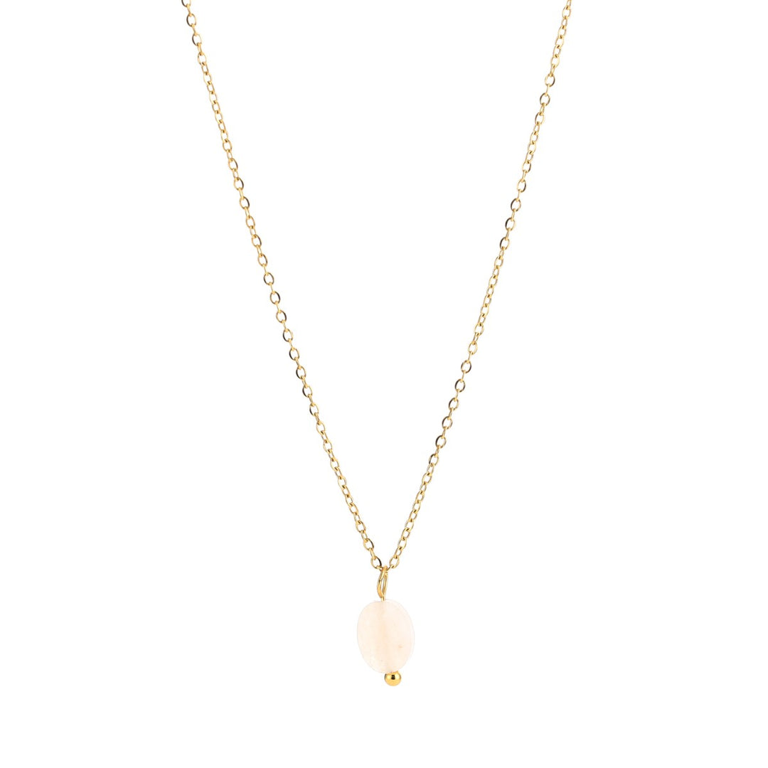 Ketting Gem Rozenkwarts