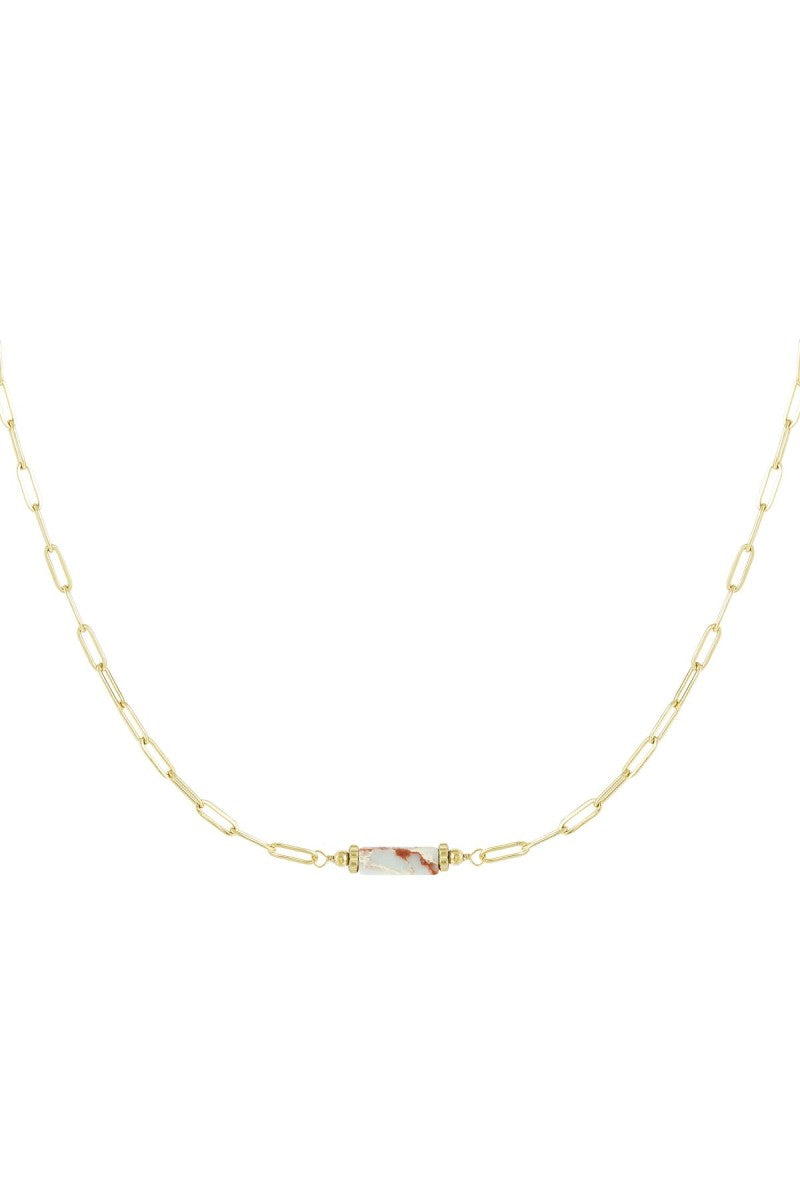 Ketting Gem Stone Blauw
