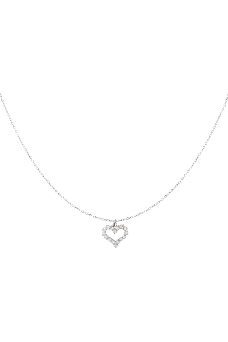 Ketting | Love Heart Strass