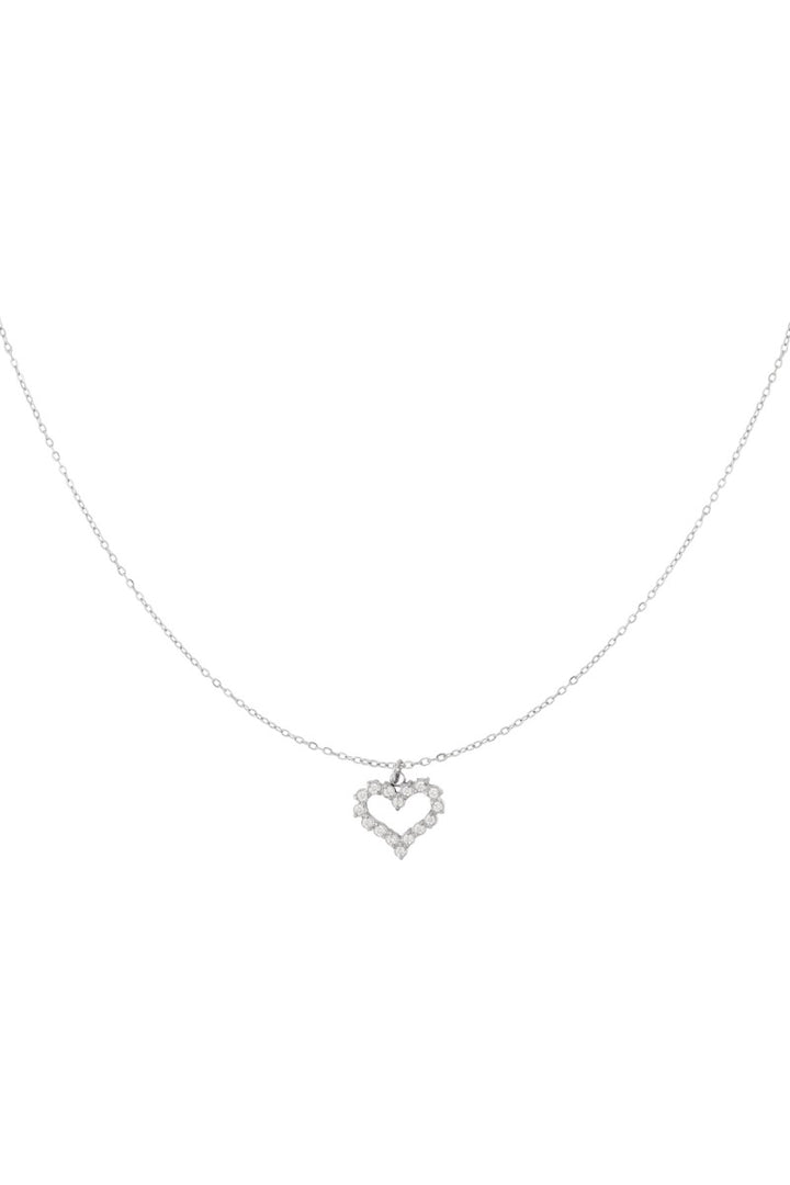 Ketting | Love Heart Strass