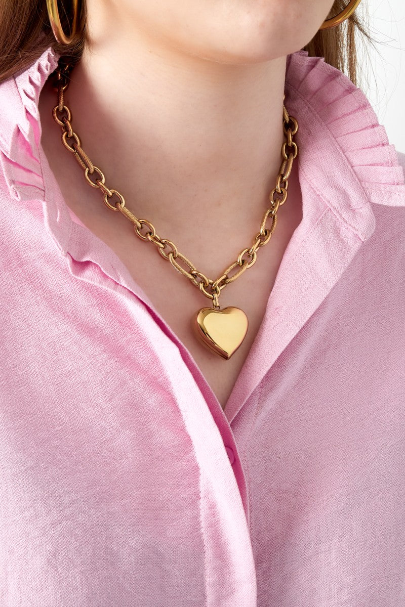 Ketting Schakel Love Heart
