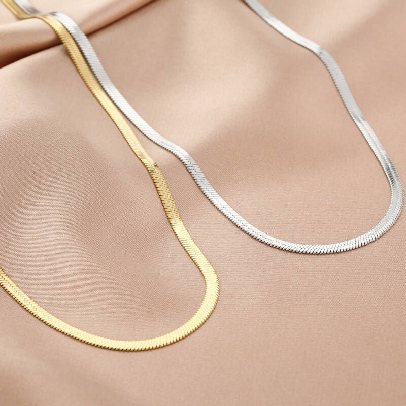 Ketting Snake Chain Goud
