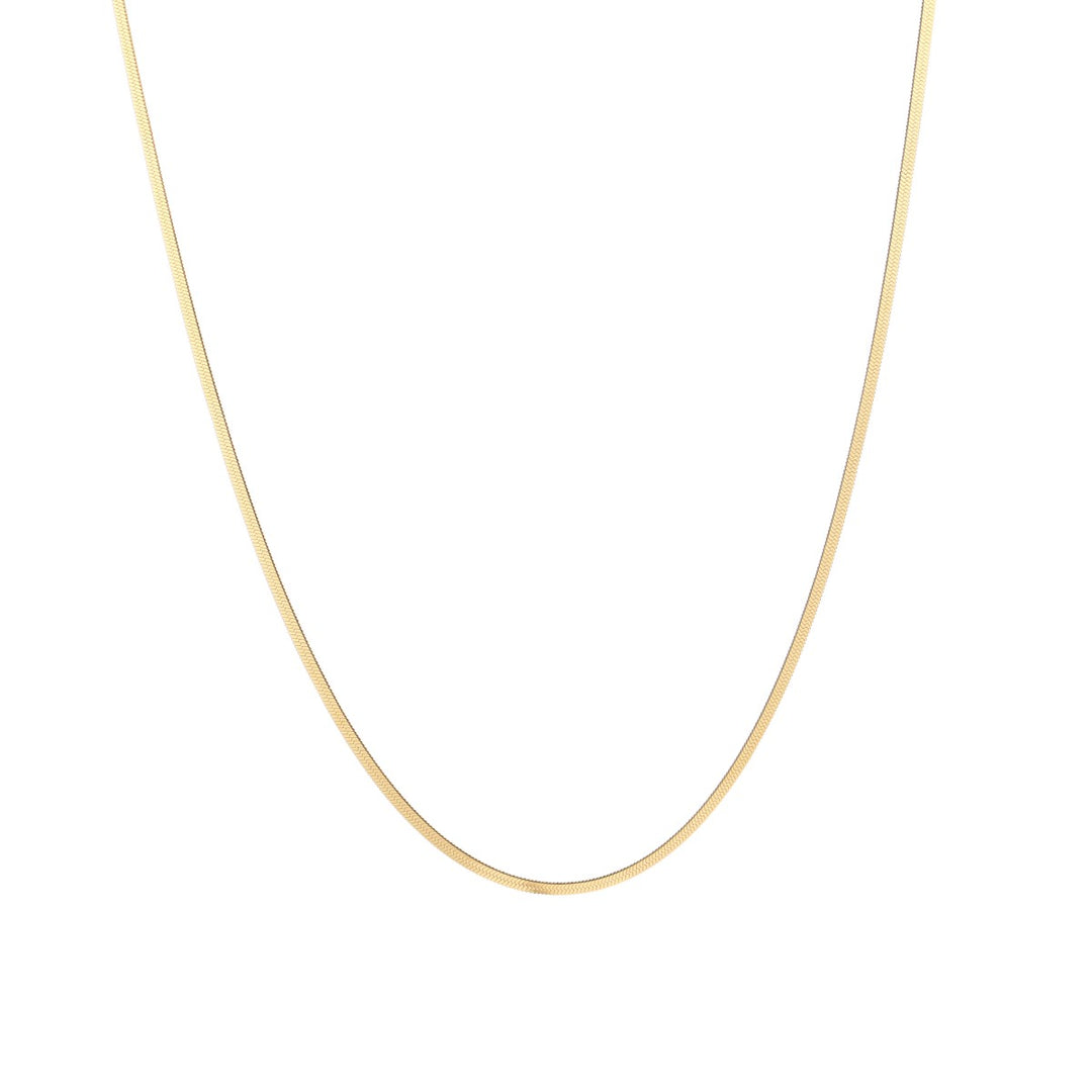 Ketting Snake Chain Long Goud
