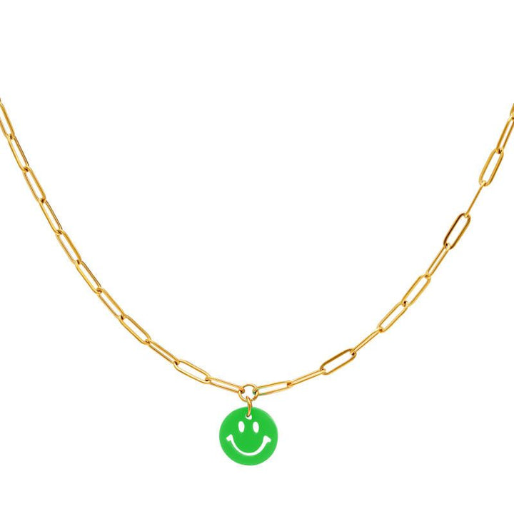 Kids Ketting Smile Groen