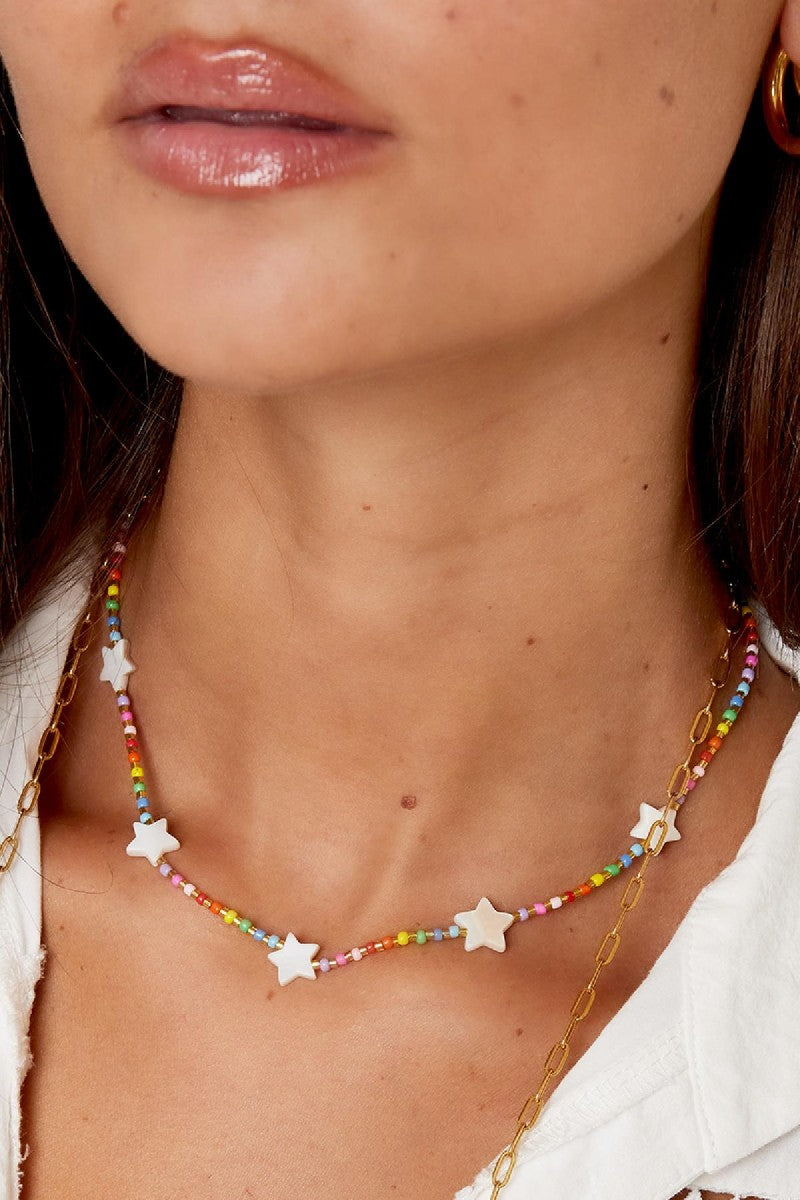 Kids Rainbow Ketting Sterren