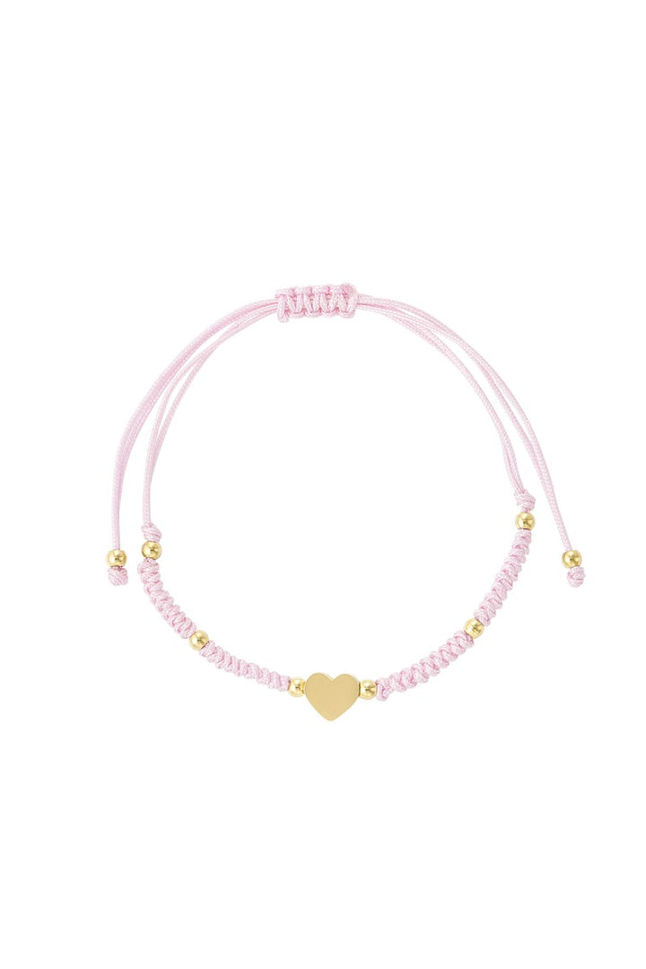 Armband | Koord | Hart