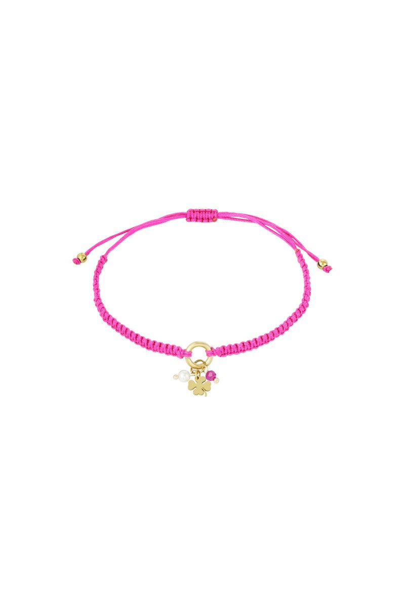 Koordarmband Lucky Fuschia