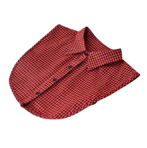 Kraagje Blocked Red
