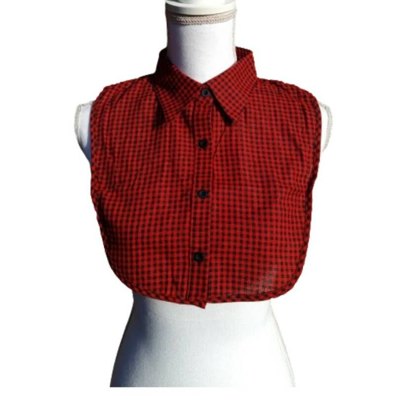 Kraagje Blocked Red