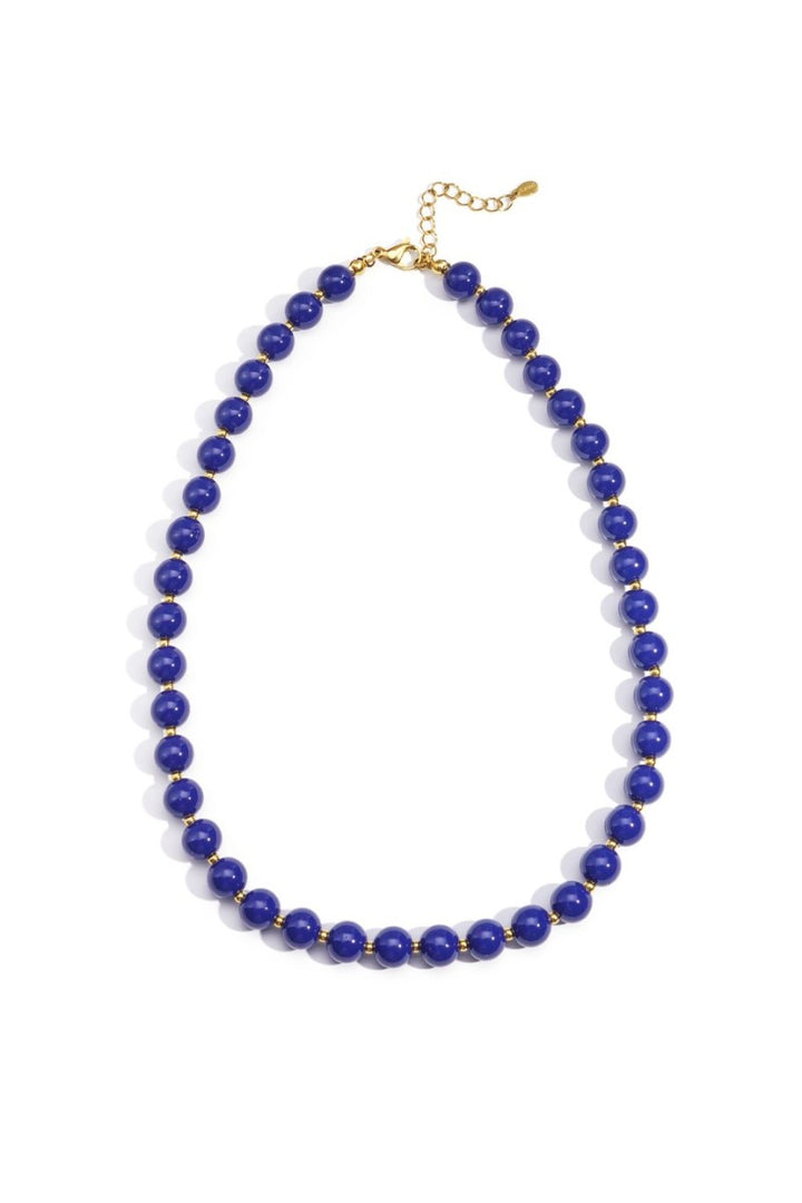 Kralenketting Colour Lux Donkerblauw
