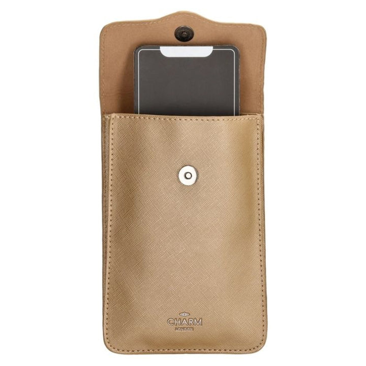 Lederen Telefoontasje Piccadilly Goud