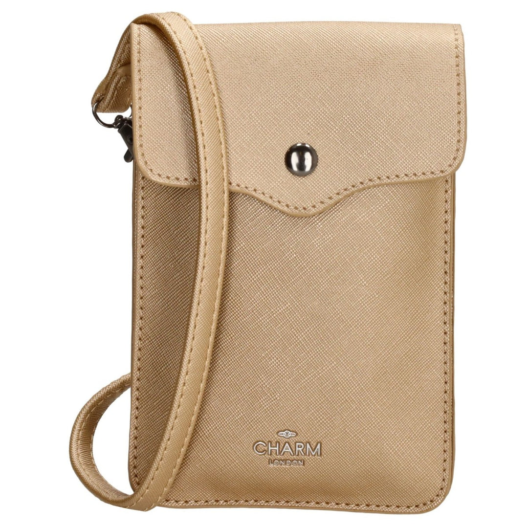 Lederen Telefoontasje Piccadilly Goud