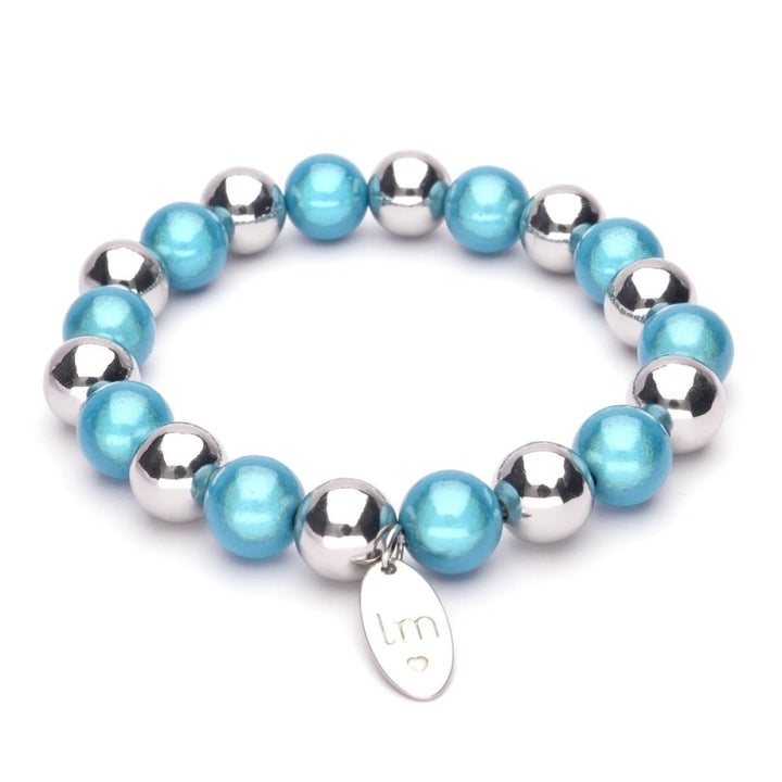 Kralenarmband | Lizzy Mae | Zilver 10mm