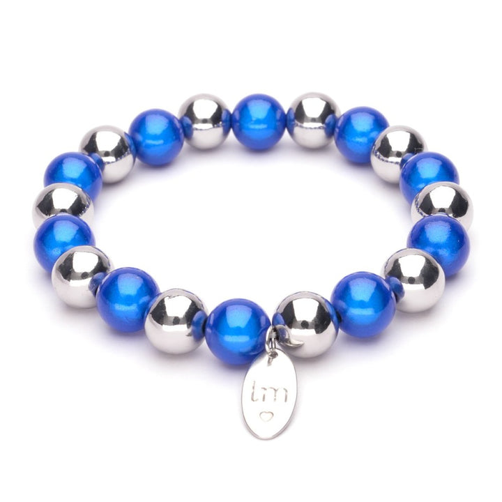 Kralenarmband | Lizzy Mae | Zilver 10mm