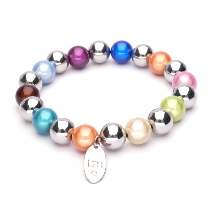 Kralenarmband | Lizzy Mae | Zilver 10mm