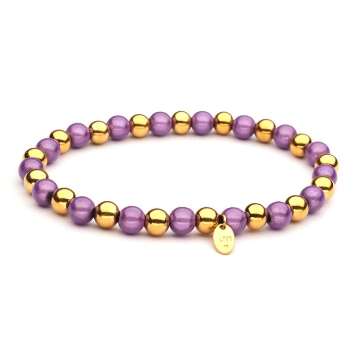 Kralenarmband | Lizzy Mae | Stainless Steel Mix Goud