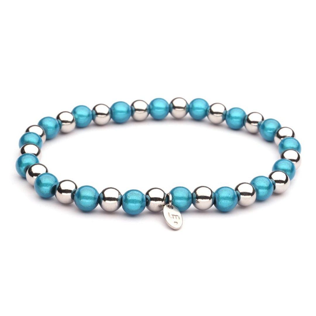 Kralenarmband | Lizzy Mae | Stainless Steel Mix Zilver