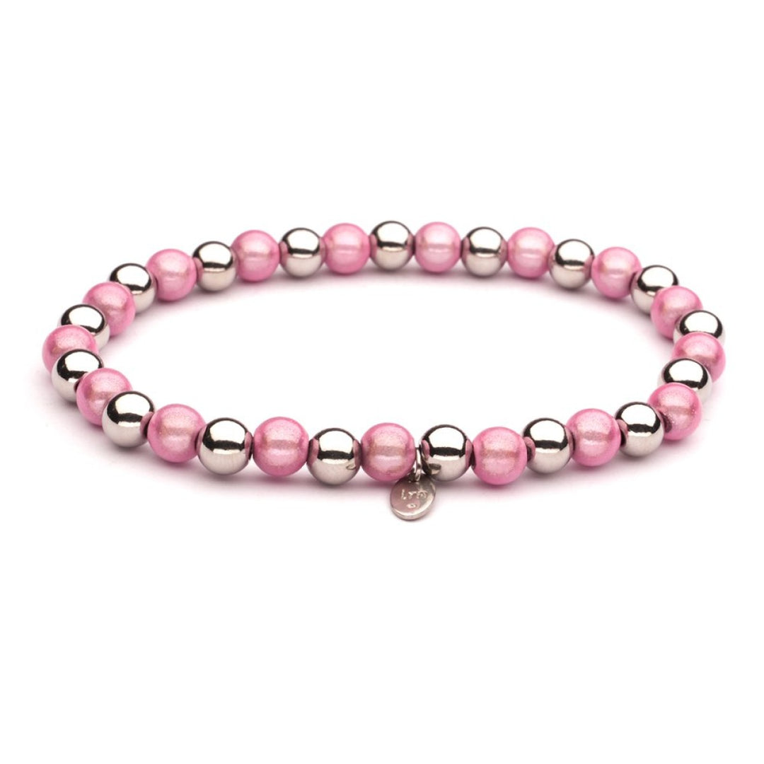 Kralenarmband | Lizzy Mae | Stainless Steel Mix Zilver