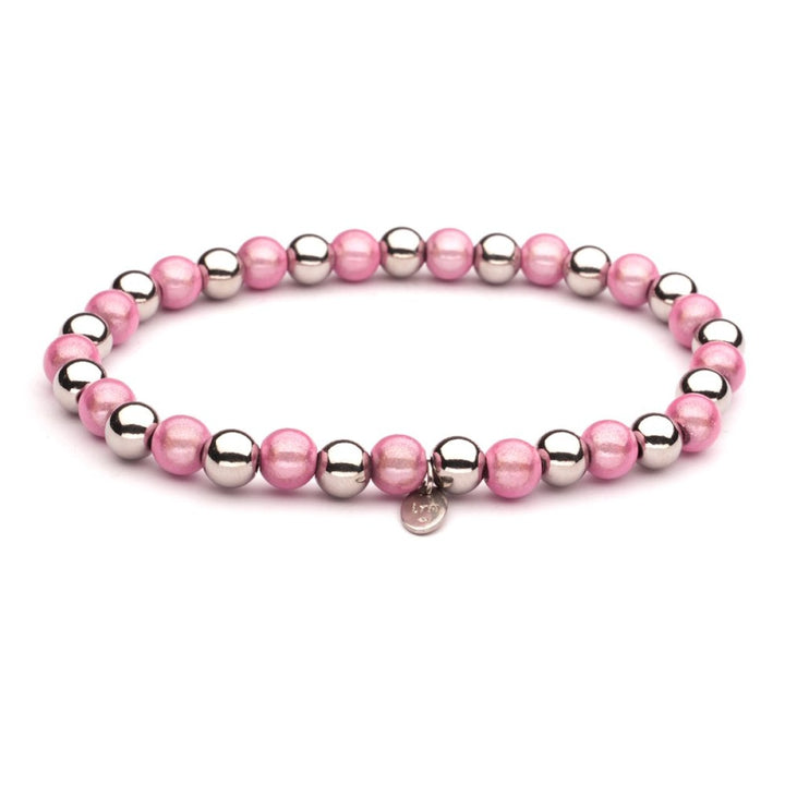 Kralenarmband | Lizzy Mae | Stainless Steel Mix Zilver