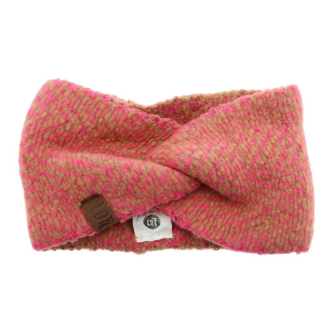 Lot83 Haarband Evi Neon Pink Camel