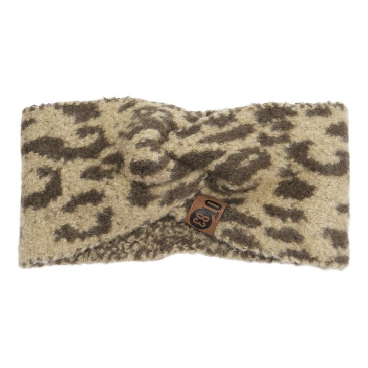 Lot83 Haarband Pip Leopard Olijf