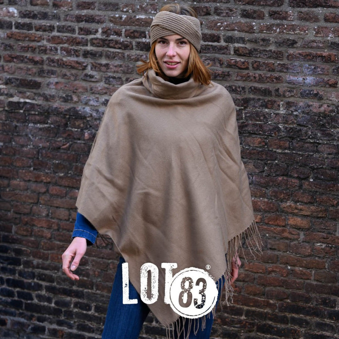 Lot83 Poncho Mila Taupe
