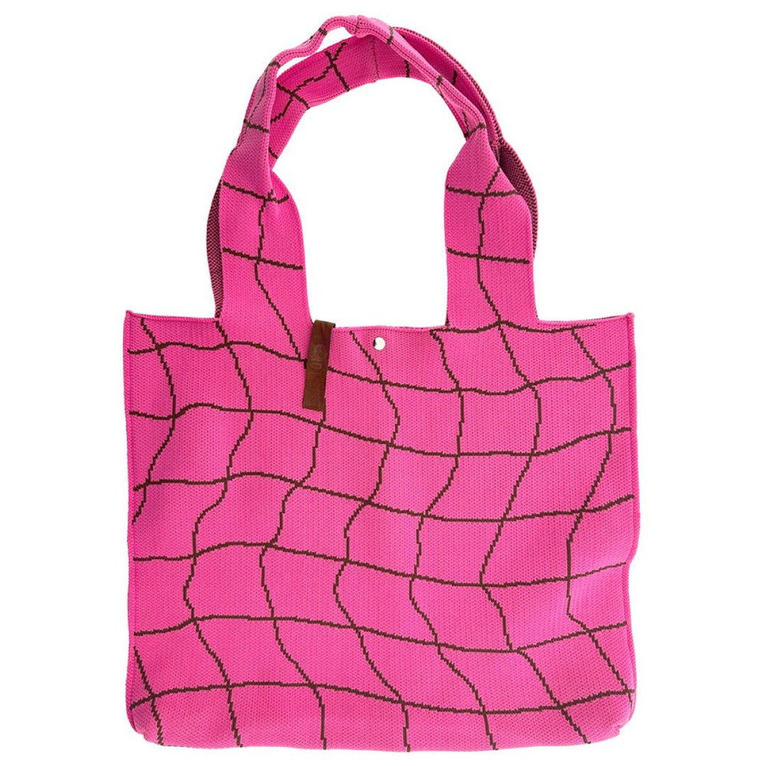 Lot83 Shopper Feline Roze Bruin
