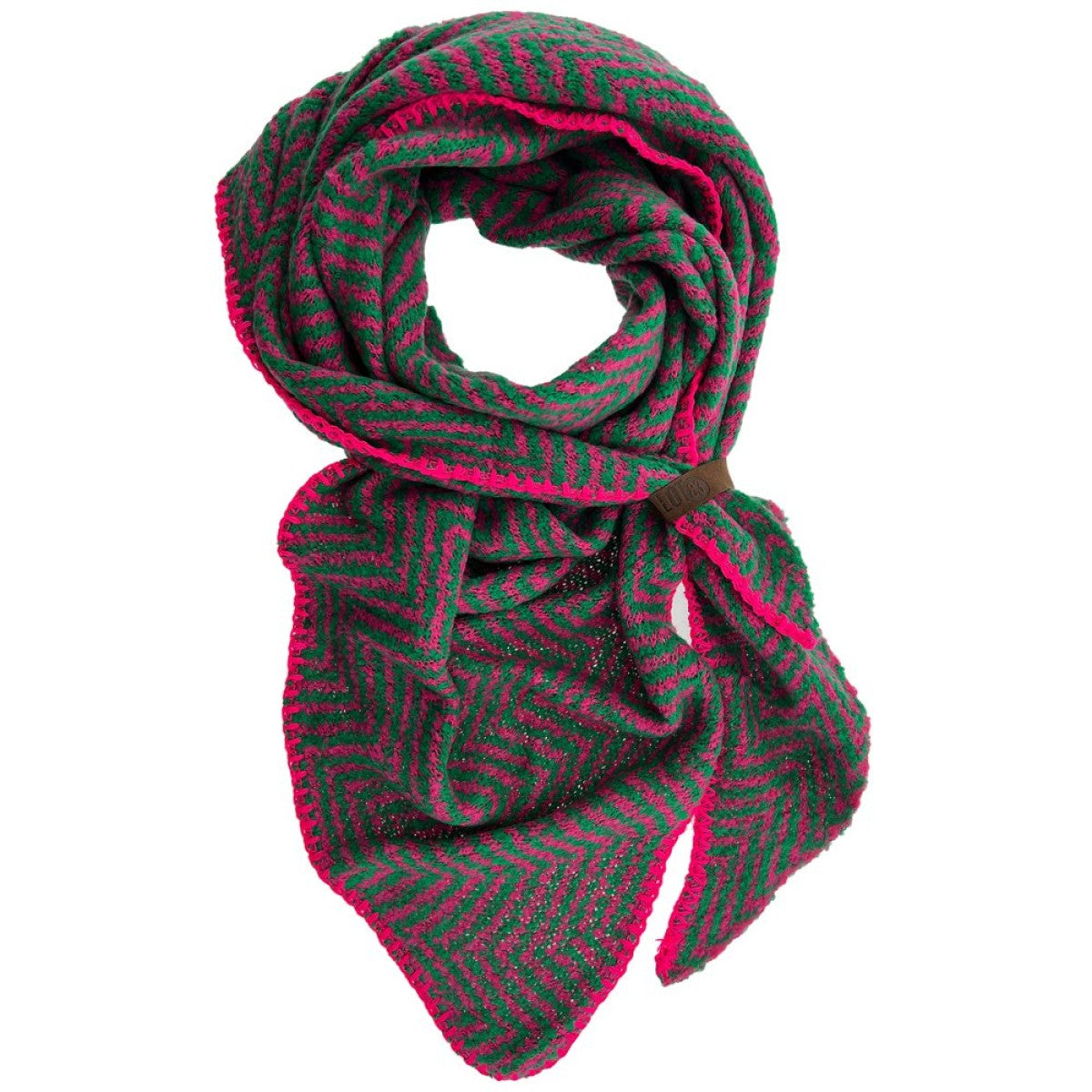 Lot83 Sjaal Anna Groen Pink