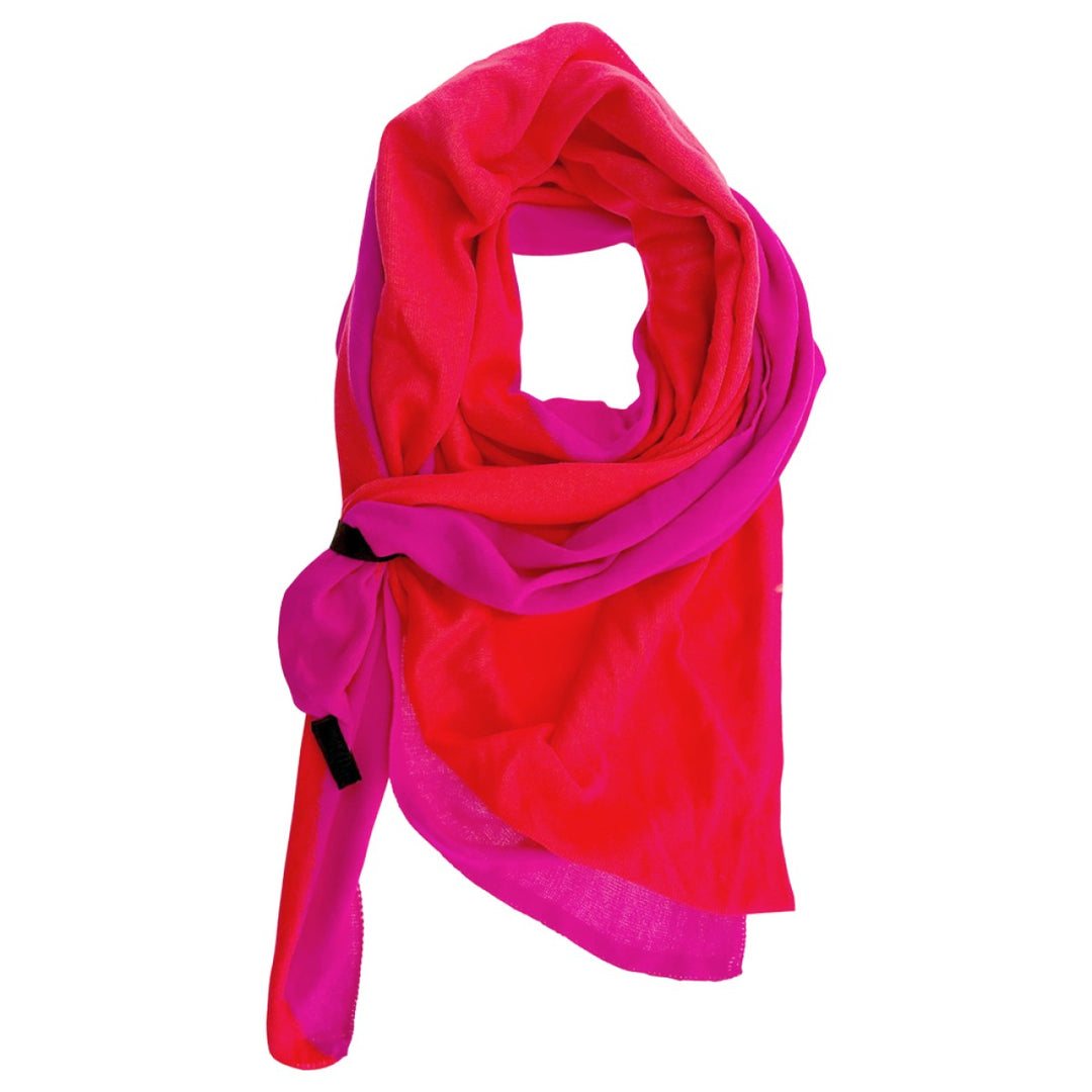 Lot83 Sjaal Fien Twin Neon Oranje Pink