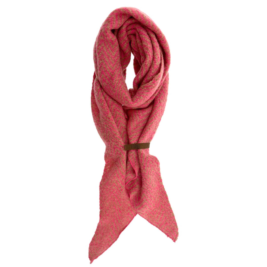 Lot83 Sjaal Jet Neon Roze Camel