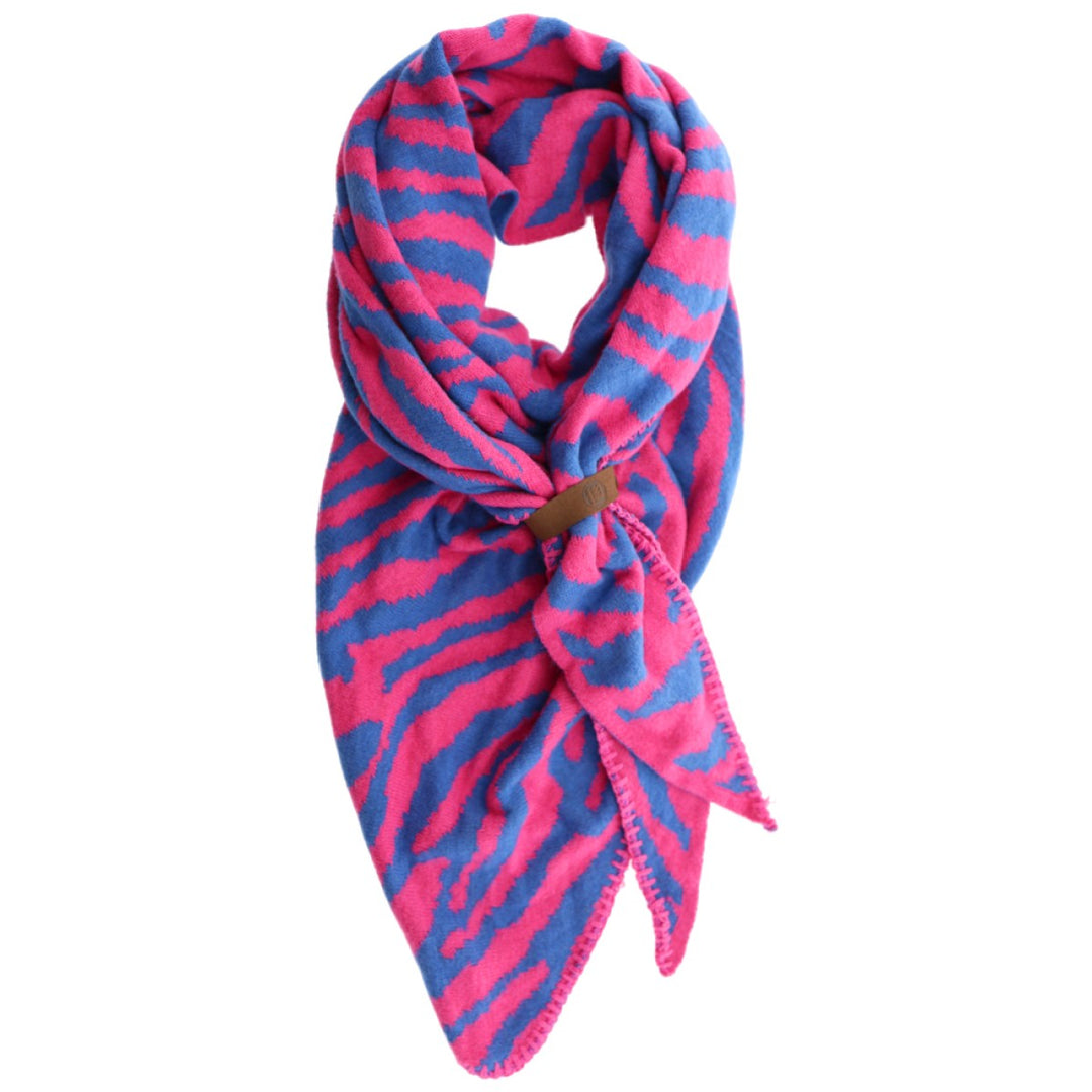 Lot83 Sjaal Lize Blauw Roze