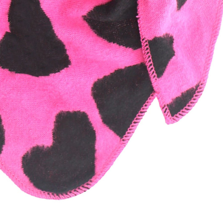Lot83 Sjaal Luna Zwart Roze