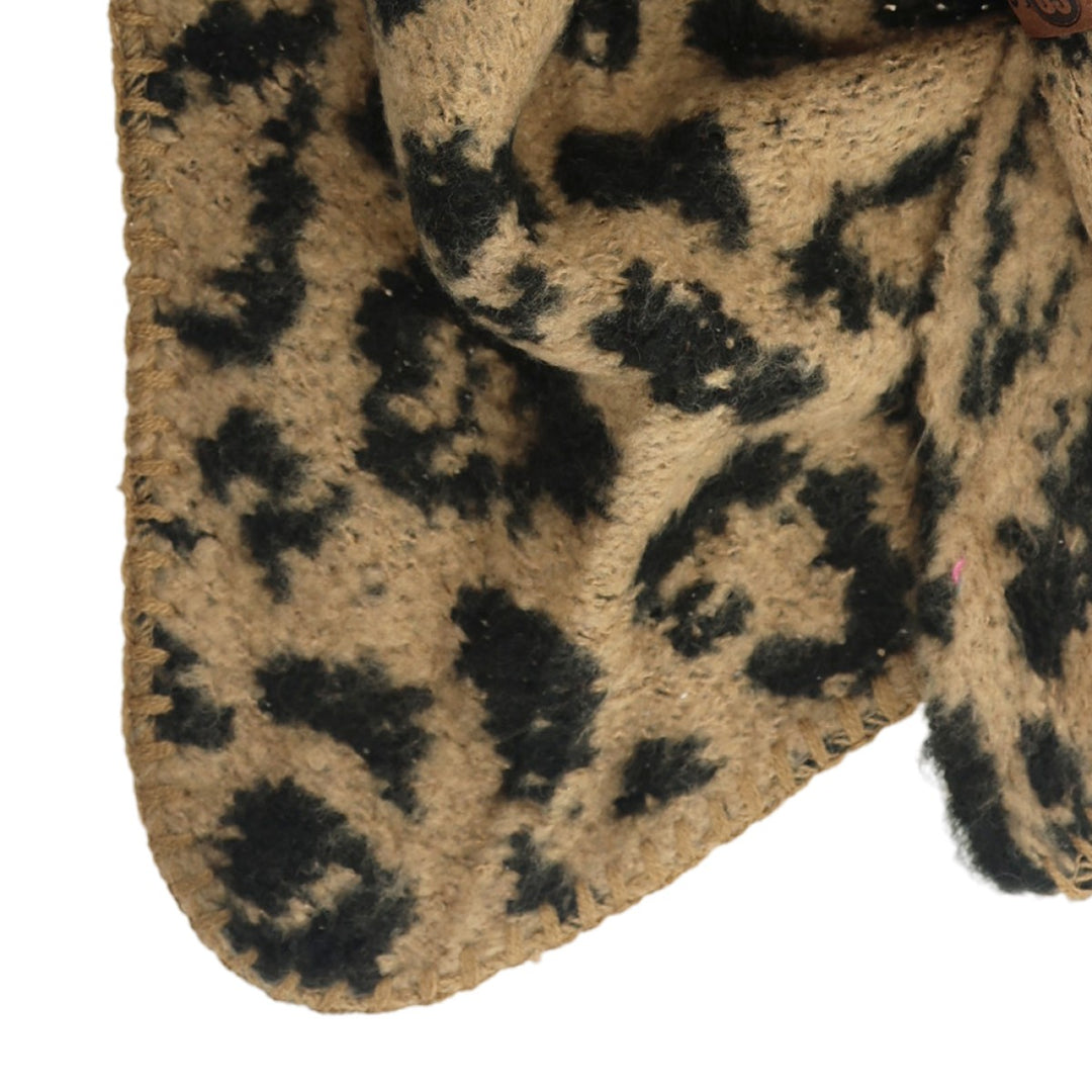 Lot83 Sjaal Nina Leopard Taupe